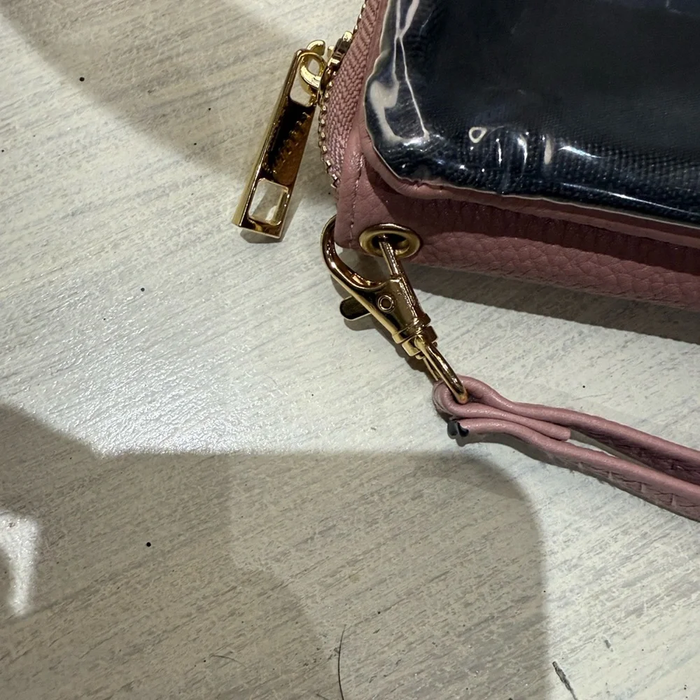 Chic Rose Gold Wristlet Clutch